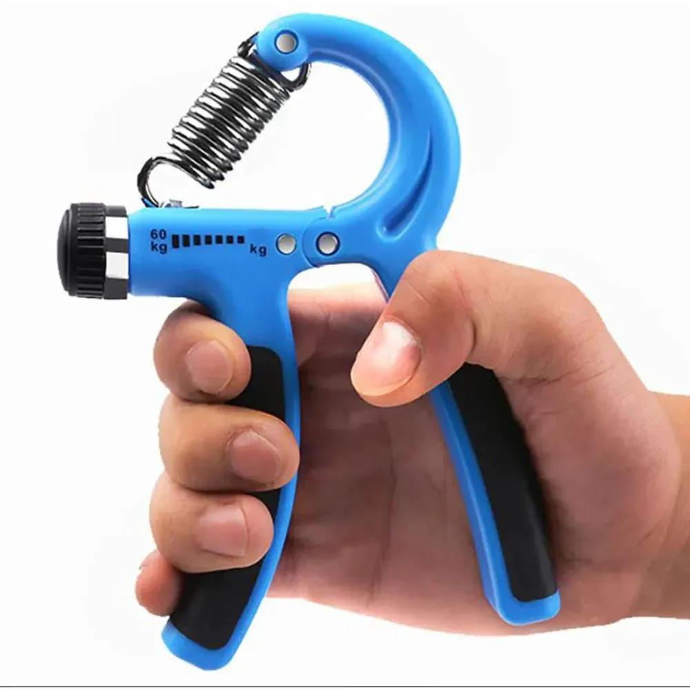 Adjustable spring hand gripper